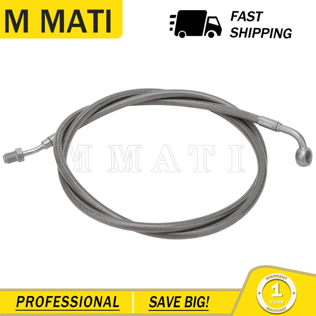 Right Rear Brake Line 1912104 for Polaris Ranger 570 500 Crew (2015–2021)