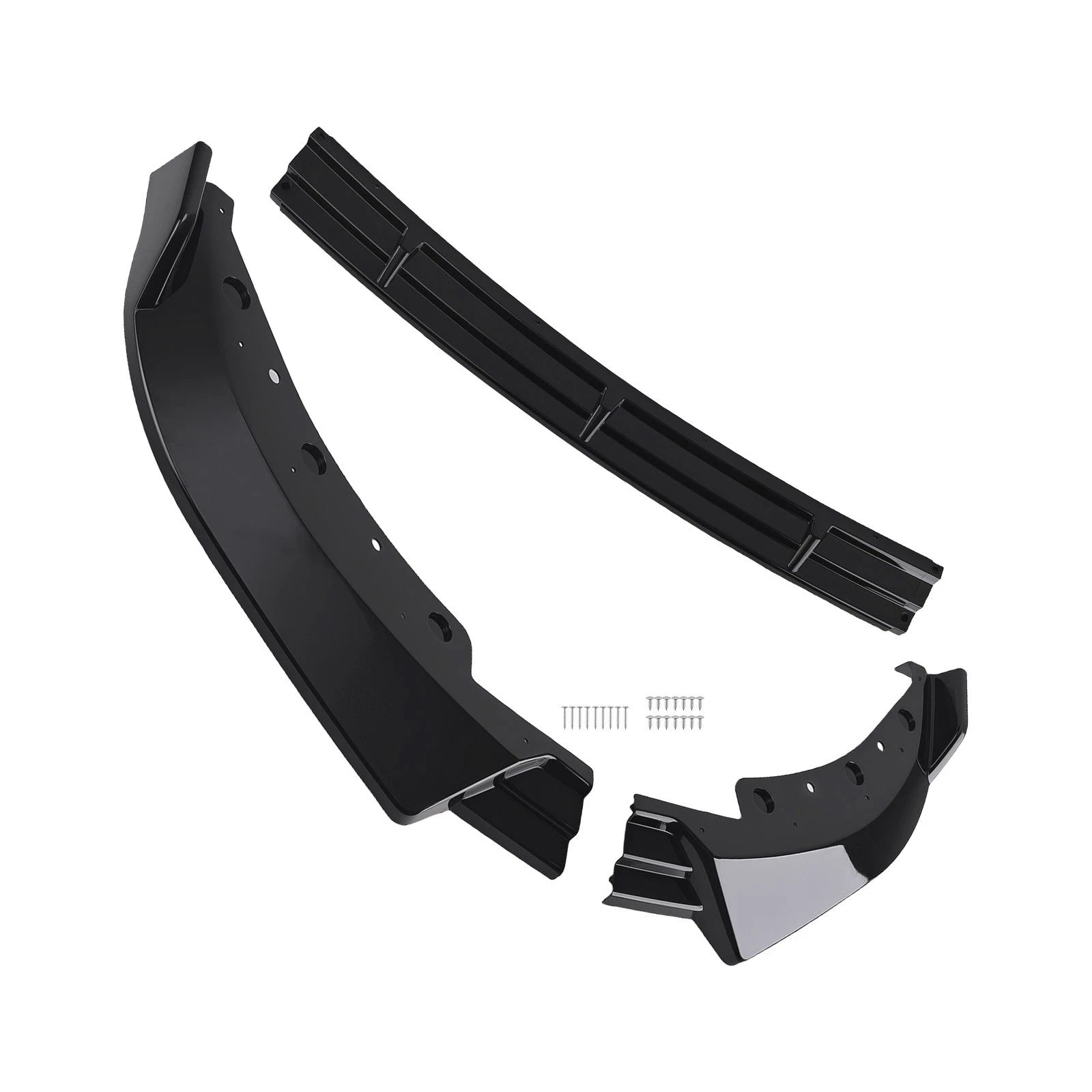 Front Bumper Lip for BMW 3 Series G20 (2019–2022) Gloss Black