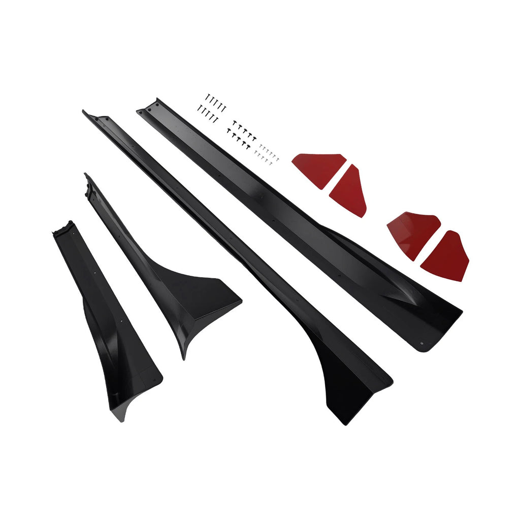 ABS Side Skirt Panel for Tesla Model Y (2021–2024) Black Body Kit Trim