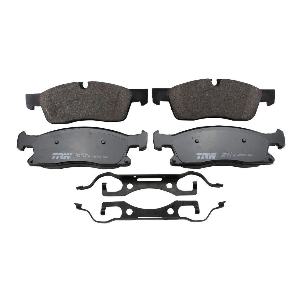 Set of 4 TRW Pro Low-Metallic Brake Pads for Dodge Durango, Jeep Grand Cherokee