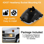 Headlight Support Bracket Mounting Kit for Chevy GMC