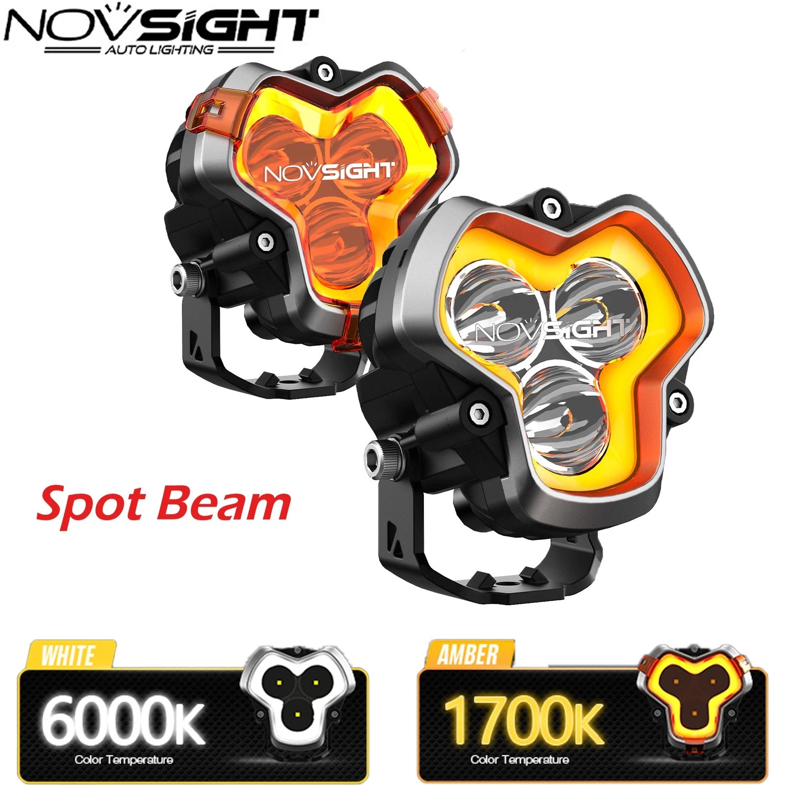 2X LED Work Light Pod for Off-Road Applications (2010–2023)