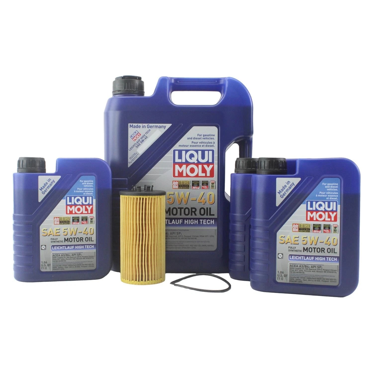 Oil Change Kit for Audi V8 4.2L (2003–2008) - 8L Liqui Moly 5W-40