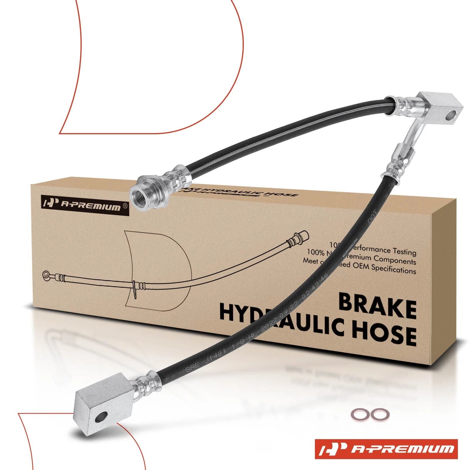 Front Right Brake Hydraulic Hose for Infiniti EX35 (2008–2012)