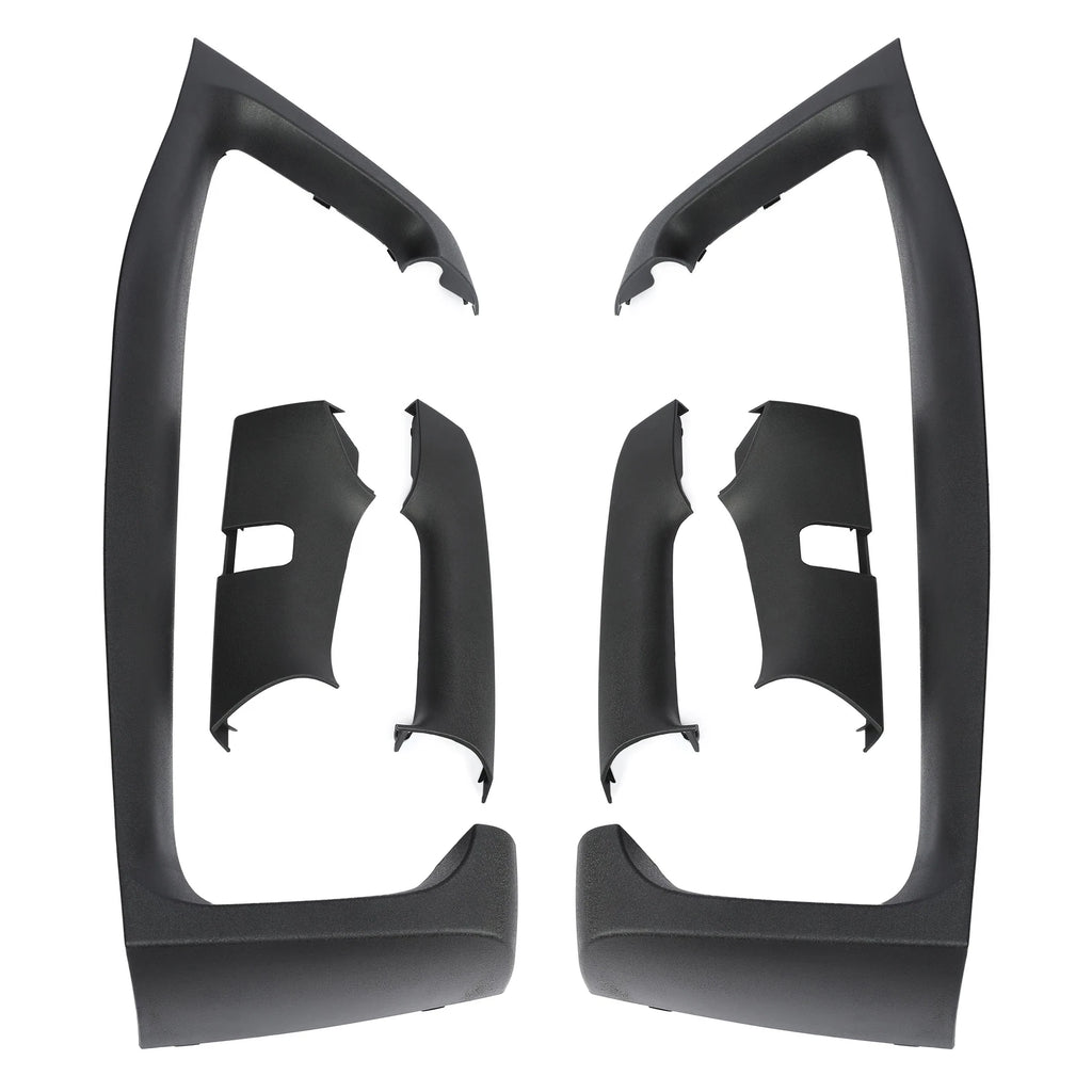 Pair Black Mirror Arm Covers for Volvo VNL Truck (2004–2023)
