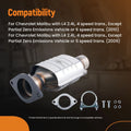 Catalytic Converter for Chevrolet Malibu L4 2.4L (2008–2012) Stainless Steel