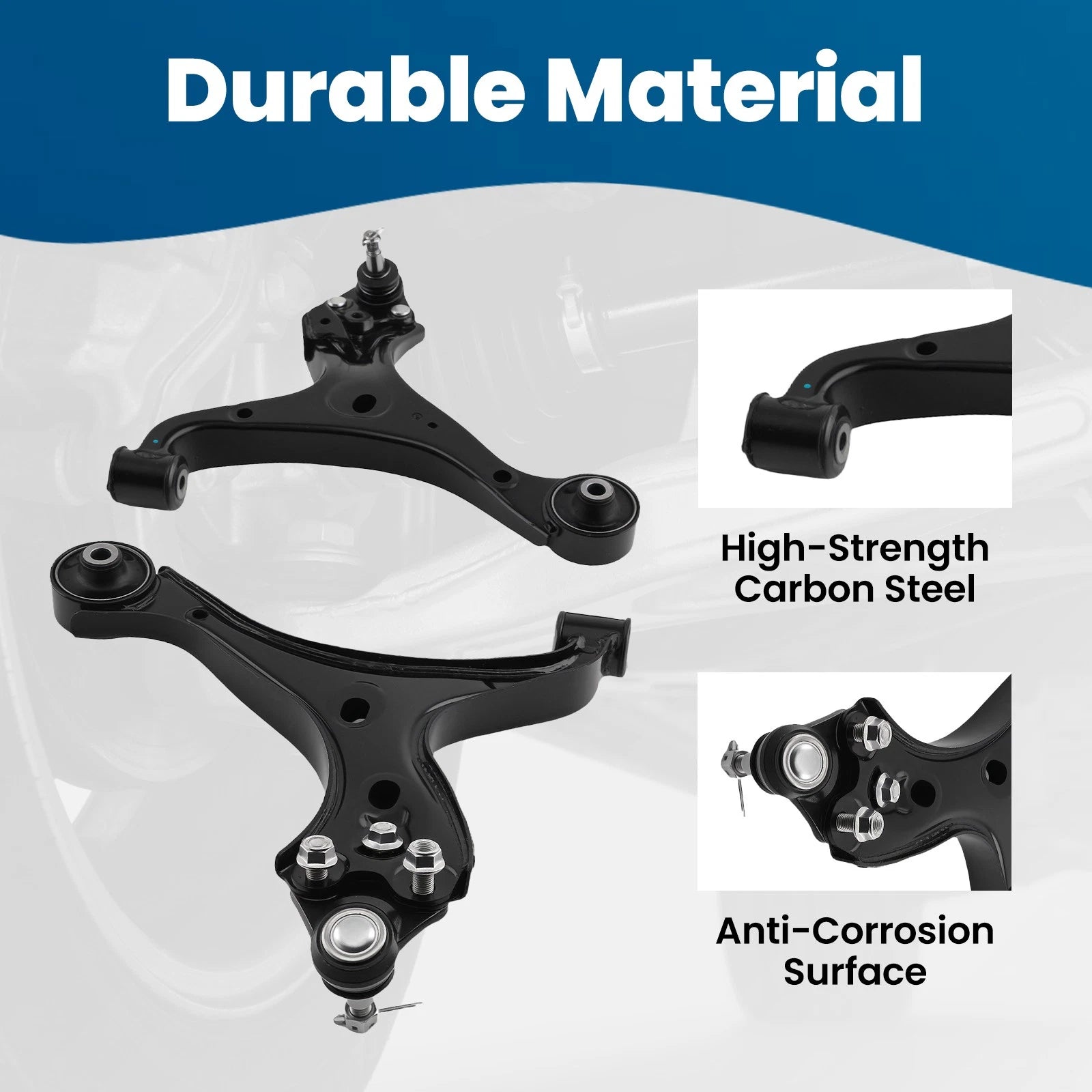 Front Lower Control Arms Ball Joints Sway Bar Links for Honda Civic (2013–2015)