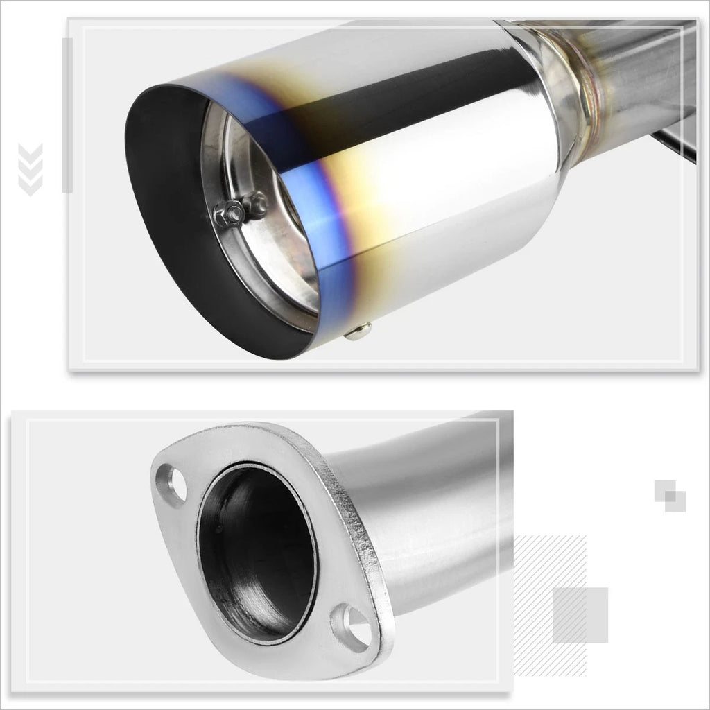 Dual 4" Burnt Tip Catback Exhaust System for Maxima 2009–2015