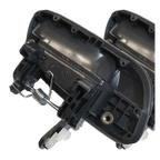 Rear Left Outer Door Handle Smooth Black for Hyundai Elantra (2000–2006)