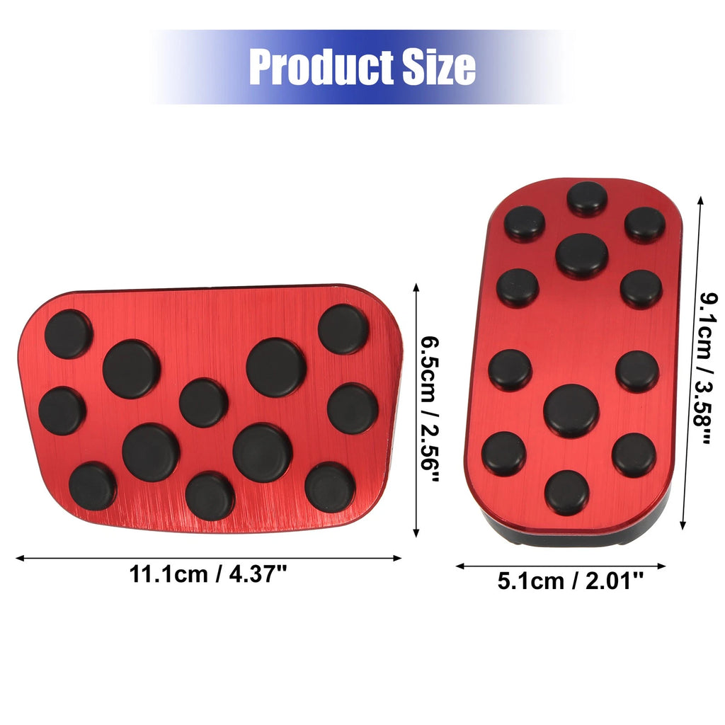 Set of 4 Brake Pedal Pads for Toyota Land Cruiser (726215071566)