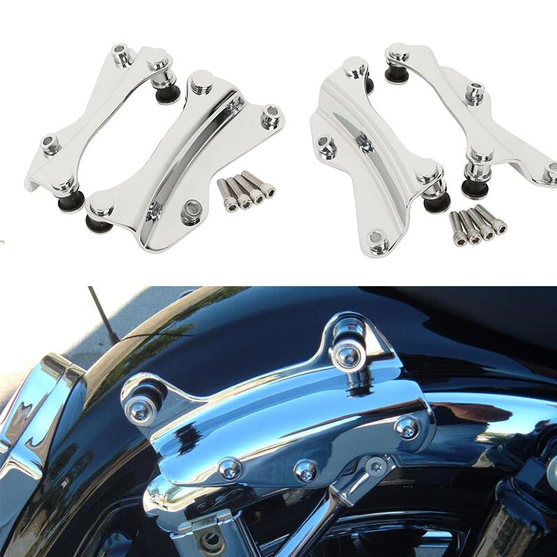 4 Point Docking Hardware Kit for Harley Street Road Glide (2014–2025) Chrome/Black