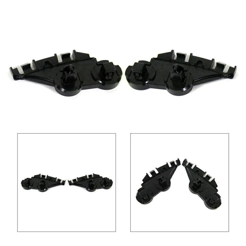 Bumper Brackets  Beam Retainer Support for Chrysler 300 (2011-2020) Black