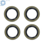 Set of 4 Trailer Bearing Kits for 3500 Lbs Axles (1-3/8" to 1-1/16")