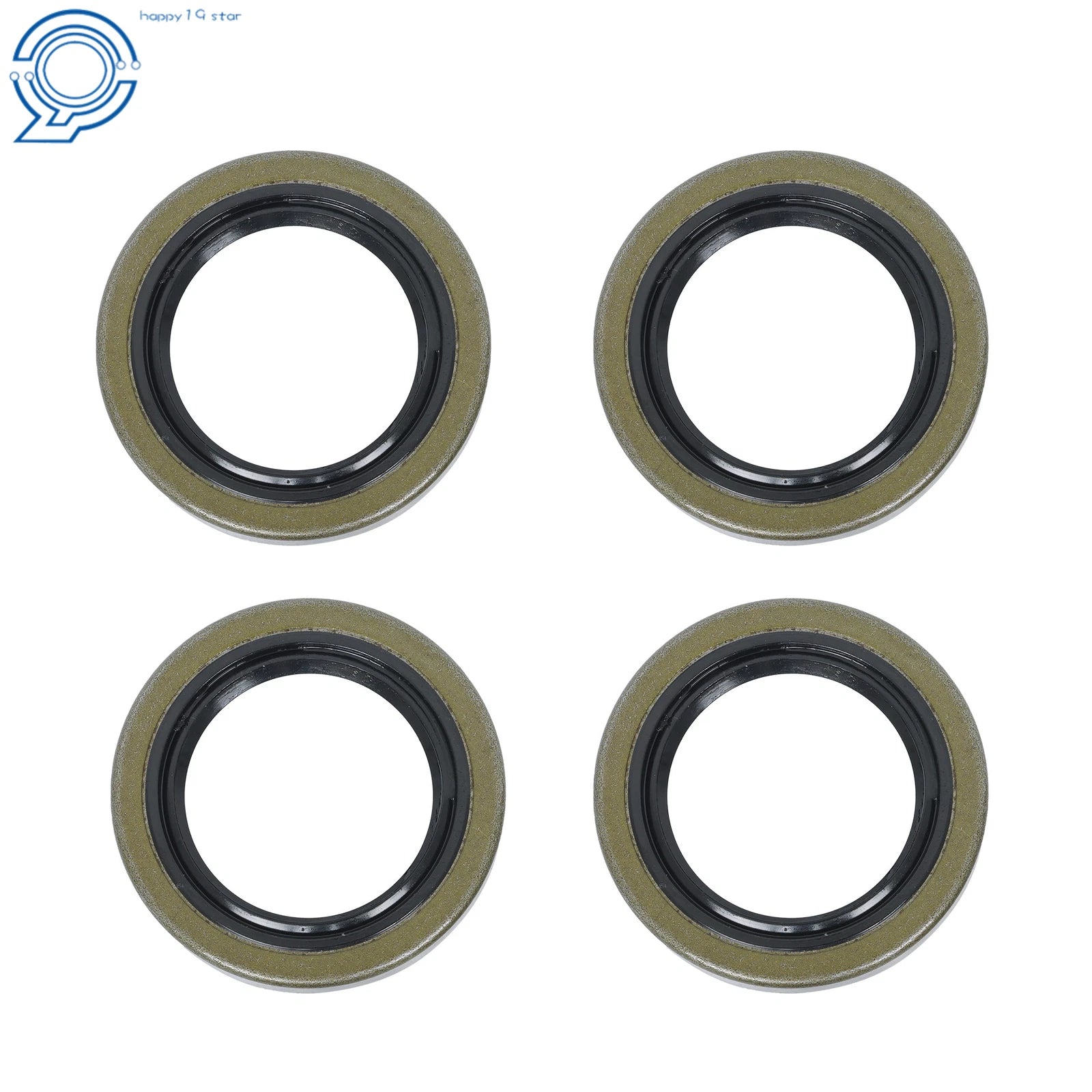 Set of 4 Trailer Bearing Kits for 3500 Lbs Axles (1-3/8" to 1-1/16")