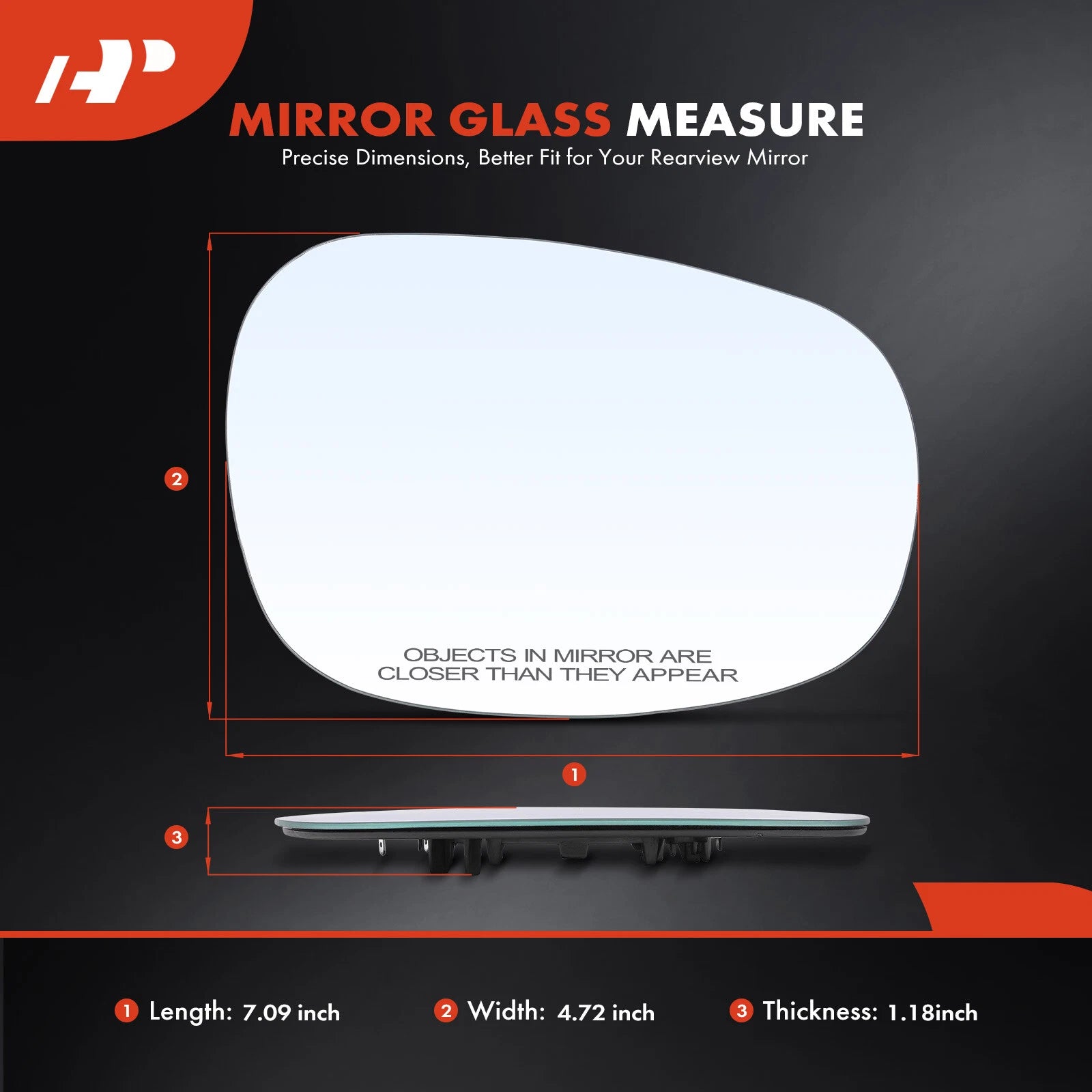 Heated Power Mirror Glass for BMW 320i 328i xDrive 335i (2013)