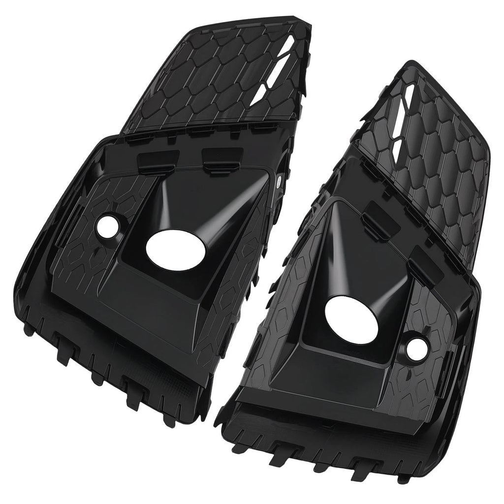 Pair Front Bumper Fog Light Grille for Audi S5 Sportback (2020–2022)