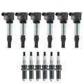 Set of 6 Ignition Coils & NGK G-Power Spark Plugs for 4Runner Tundra CTS 9-3 V6