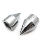 Set of 2 Chrome Cone Left Right Handle Bar Ends for Honda CBR (1993–2007)