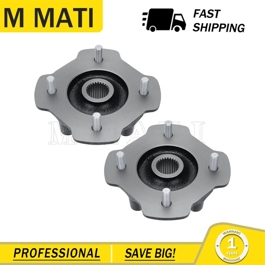 Set of 2 Front Left & Right Wheel Hubs for Honda Rancher 420 TRX420FA/FE/FM (2014–2024)