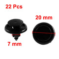 Set of 22 Plastic Rivet Push in Clips for Toyota 
