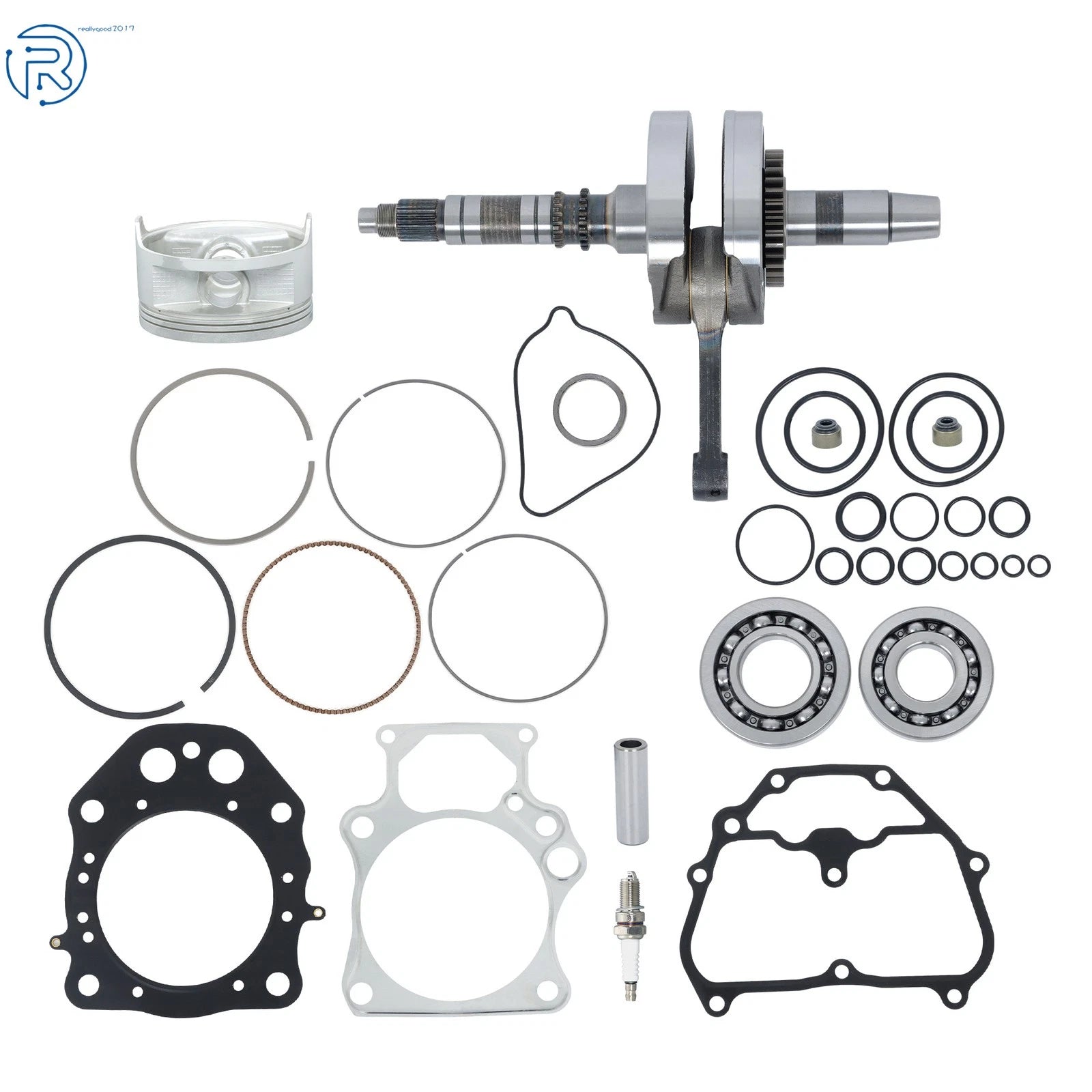 Engine Crankshaft Piston Rebuild Kit for Honda TRX500 SXS500