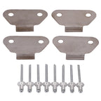 4X Saddlebags Lids Wear Strike Plate for Harley Touring Road Glide (1993–2013)