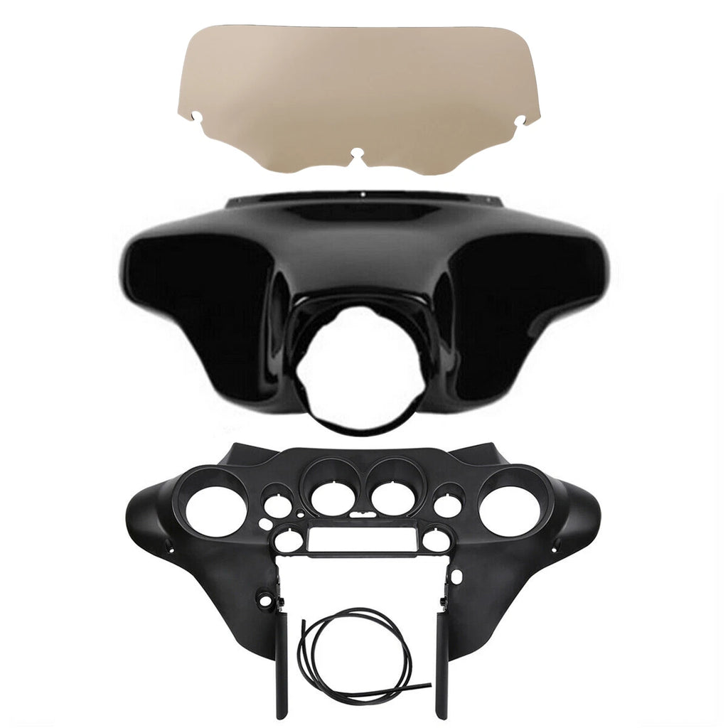 Batwing Inner Outer Fairings Windscreen for Harley Touring Electra Glide (1996–2013)