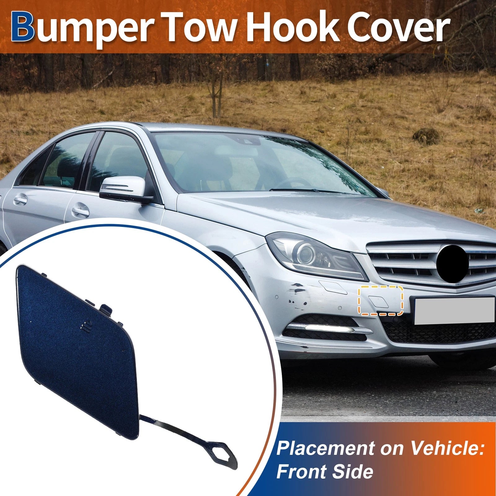 Tow Hook Cover for Mercedes-Benz (A2048850426)