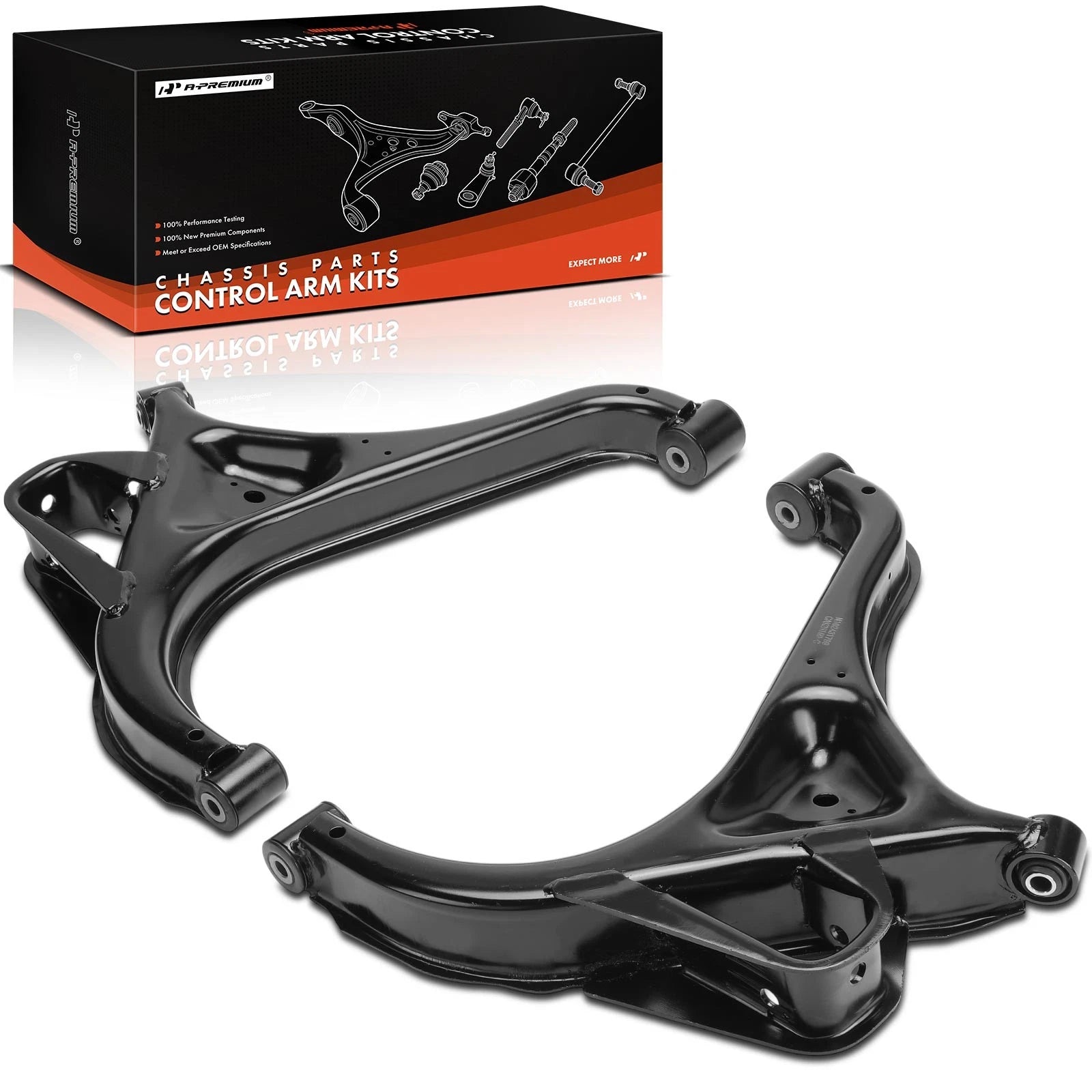 2X Rear Lower Suspension Control Arms for Ford Explorer Lincoln Aviator 