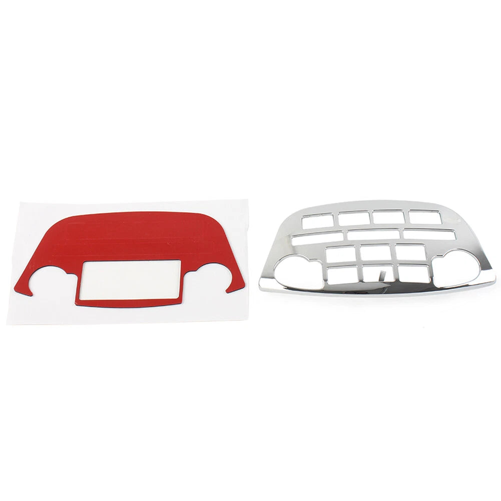 Pair ABS Plastic Radio Accent Panel for Honda Goldwing GL1800 (2001–2011) Chrome