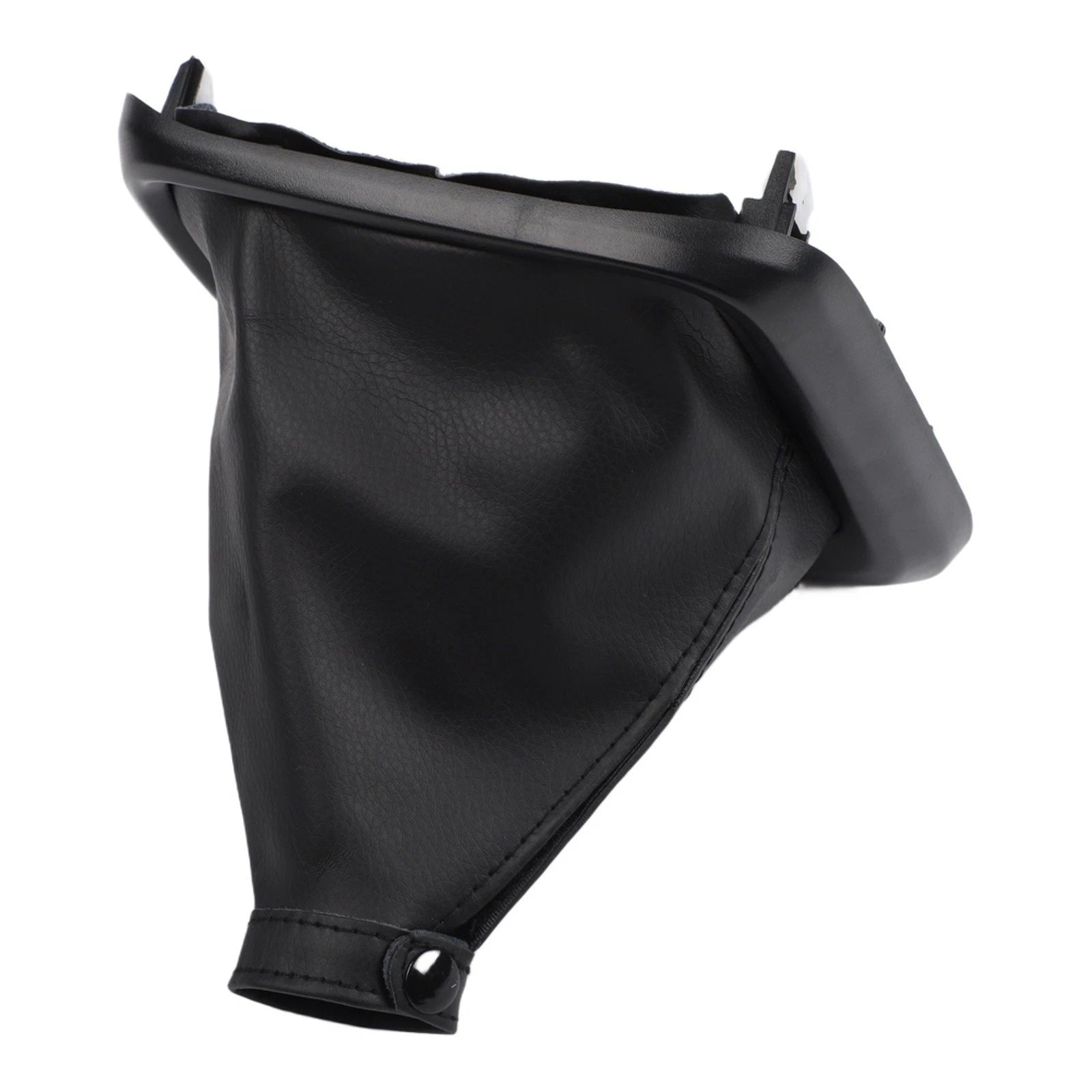Gear Lever Cover for Fiat II (2015) Black Leather