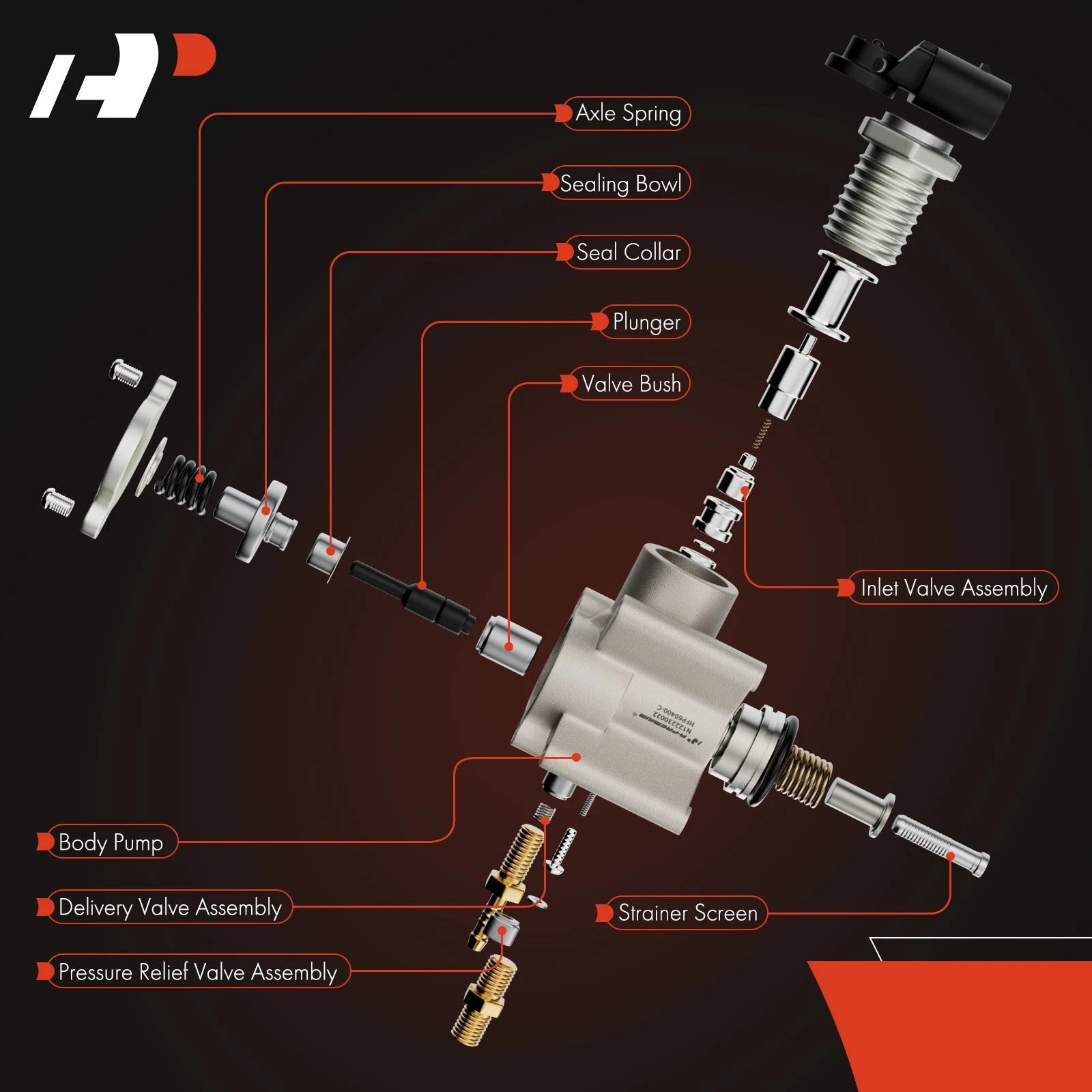 High Pressure Fuel Pump for Honda CR-V Accord (2015–2017)