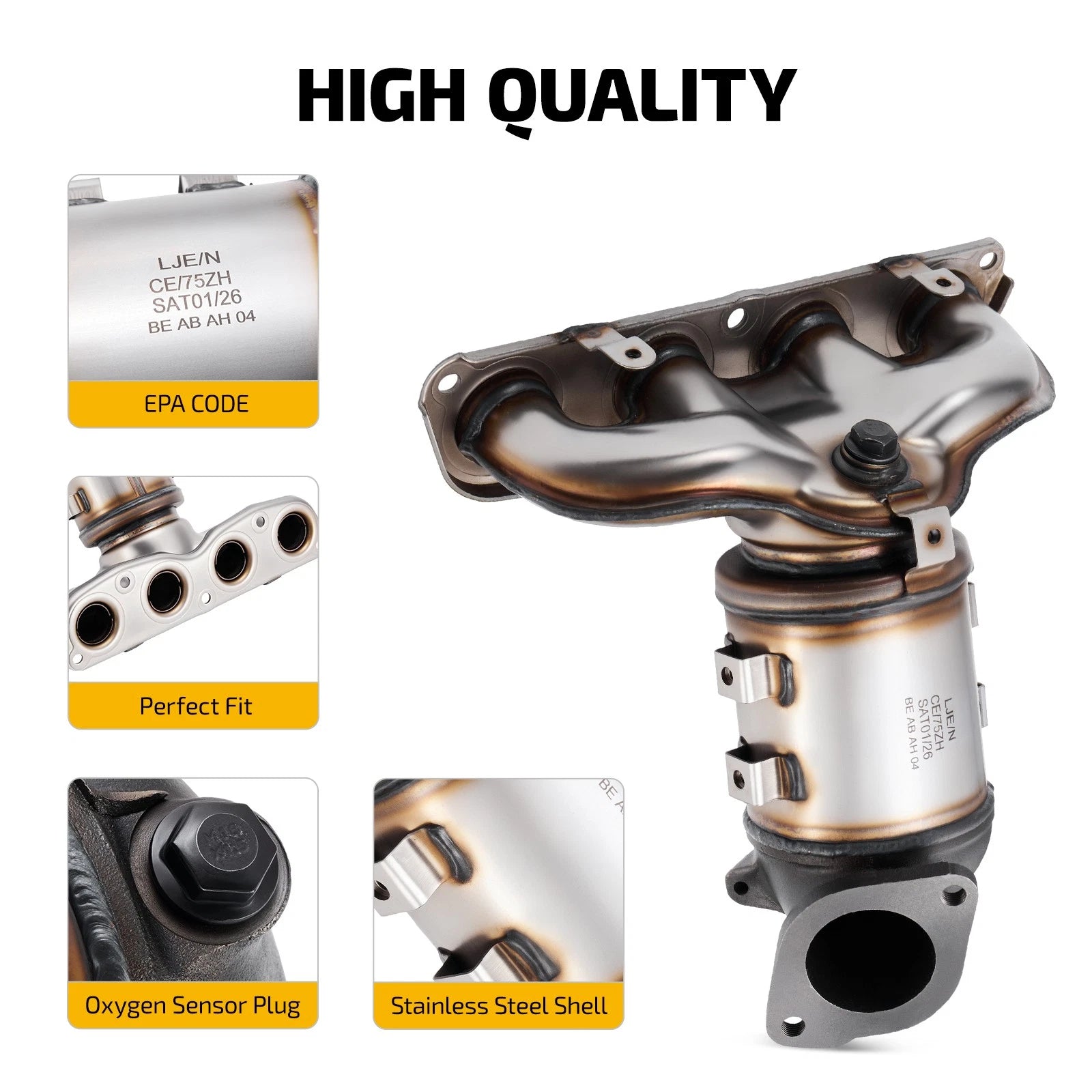 Catalytic Converter for Hyundai Elantra Coupe GT 1.8L (2013) 10H16867