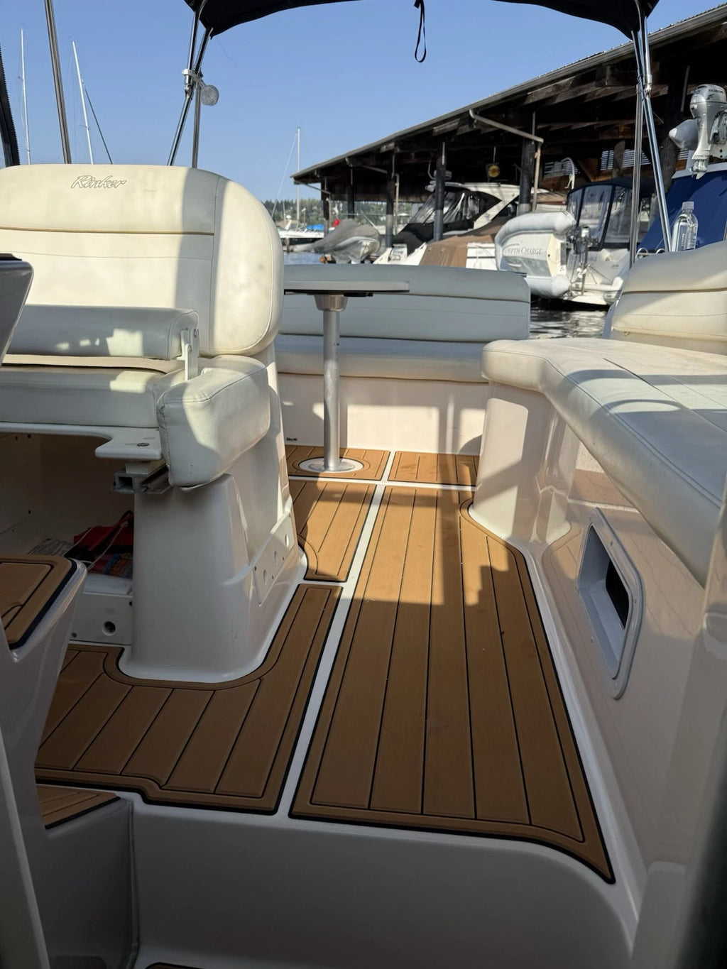 EVA Teak Deck Floor Pad for Rinker 250 Fiesta Vee (2004)
