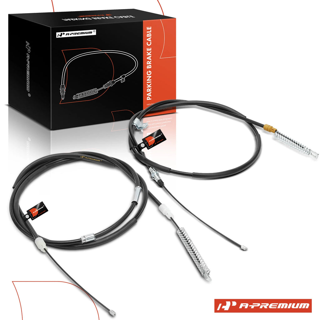 2X Rear Parking Brake Cable for GMC Sierra 1500, Chevy Silverado 1500 (2007–2013)