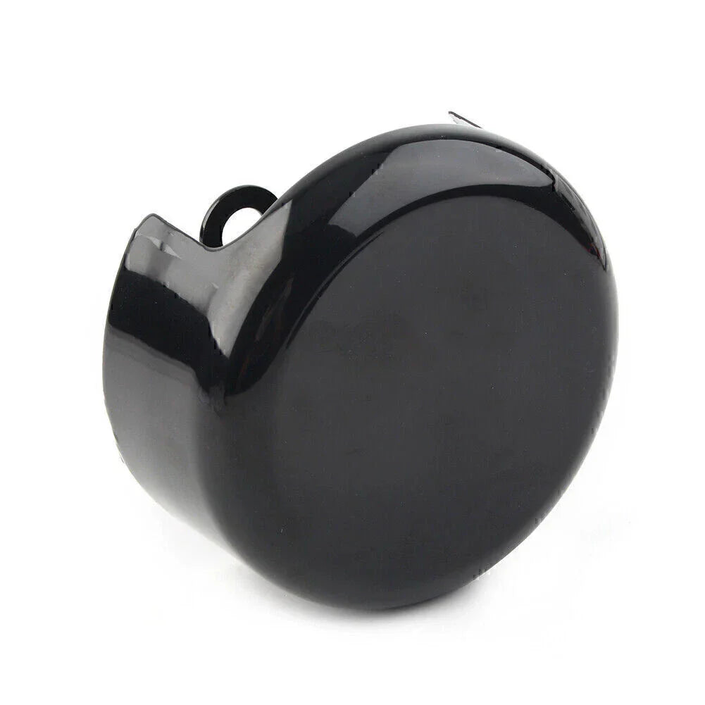 Black Smooth Horn Cover for Harley Softail FLHX FLT FLHT Dyna Bad Boy