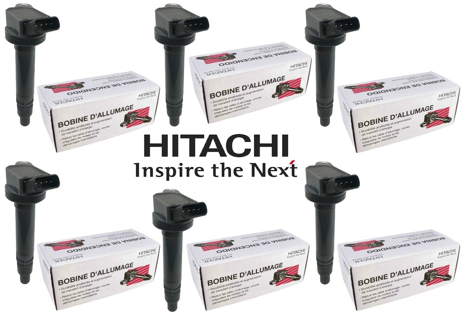 Set of 6 Ignition Coils IGC0176 for Lexus GS350, Toyota FJ Cruiser, Tundra