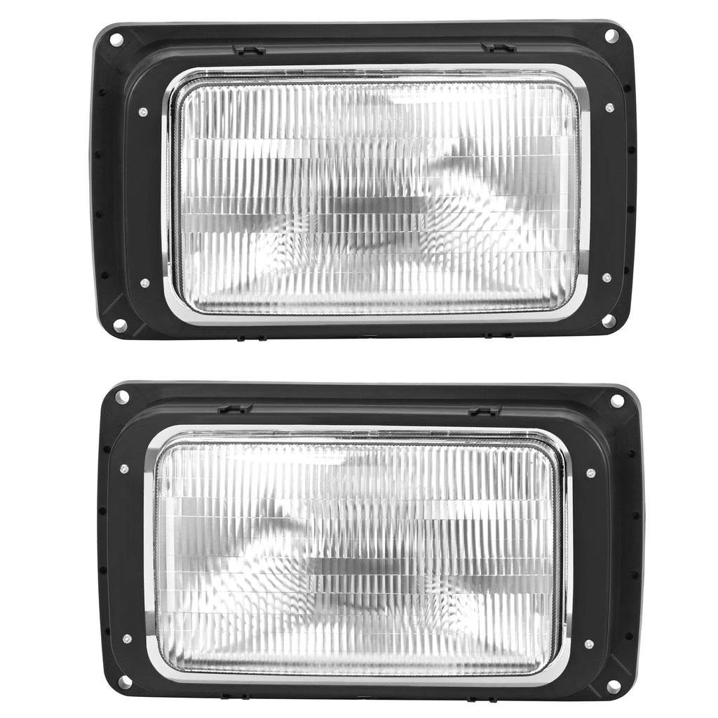 Set of 2 Headlights with Bulbs for Mack CH613 (1990–2017)