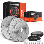 Front Drilled Brake Rotors & Ceramic Pads for Toyota Camry & Lexus (2005-2006)