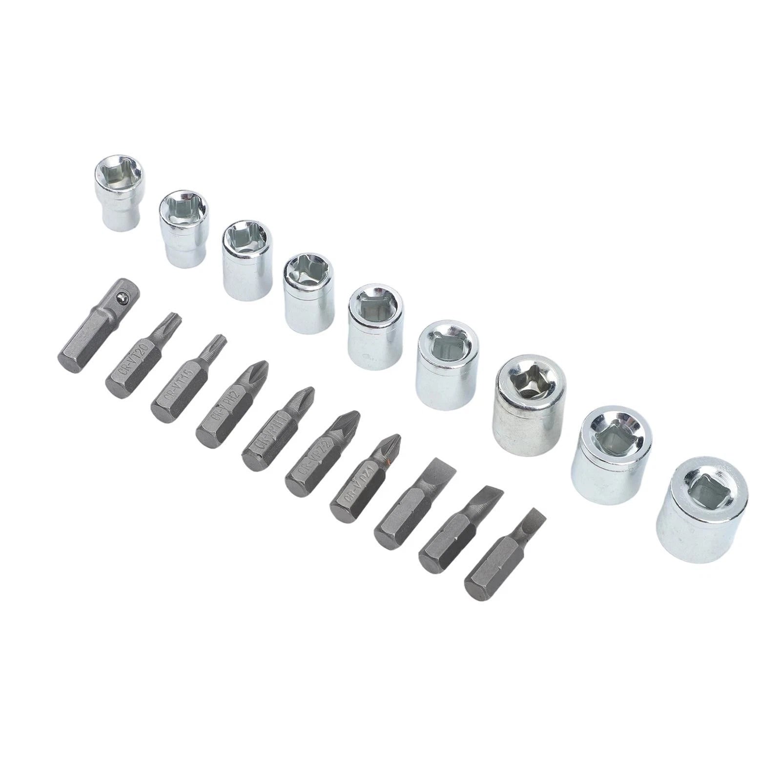 21-Piece Ratchet Screwdriver Set with Magnetizer and Socket Repair Kit