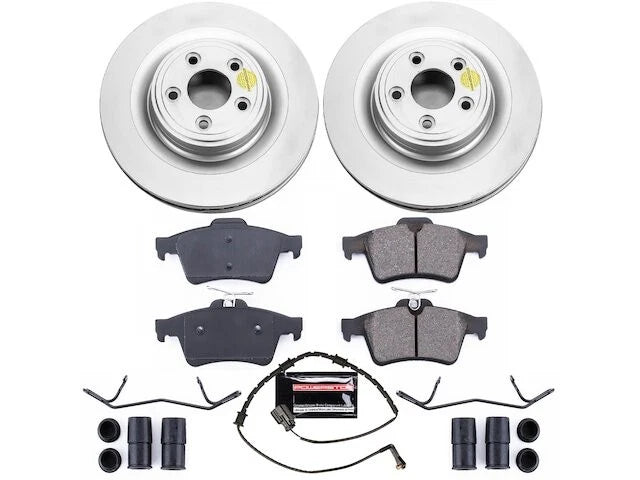 Rear Brake Pad and Rotor Kit for Jaguar XK (2010–2015) GS371ZF
