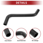 Radiator Hose for Toyota Camry 2.2L (1997–2001) No. 16572-74290 Rubber Black