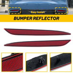 Pair Rear Reflector Bumper Light LH & RH for Tesla Model 3 (2017–2020)