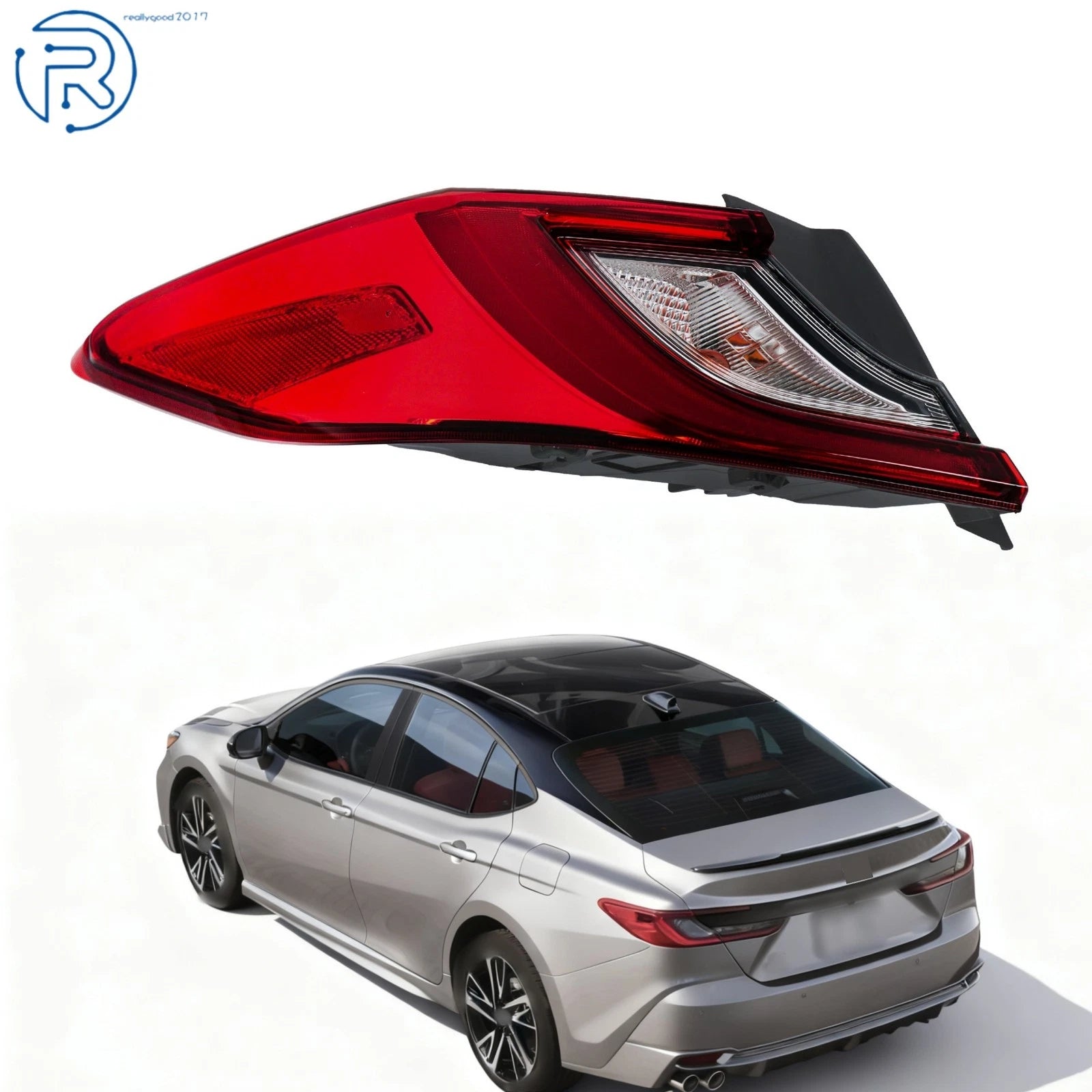 Outer Rear Driver Side Tail Lamp for Toyota Camry (2025) Halogen
