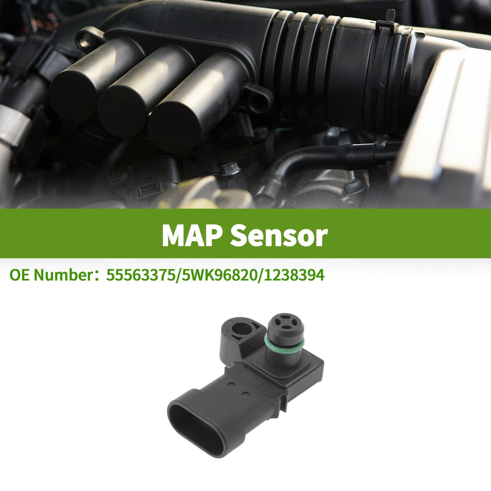 MAP Sensor for Chevrolet Cruze 1.6 (2010–2016) No.55563375