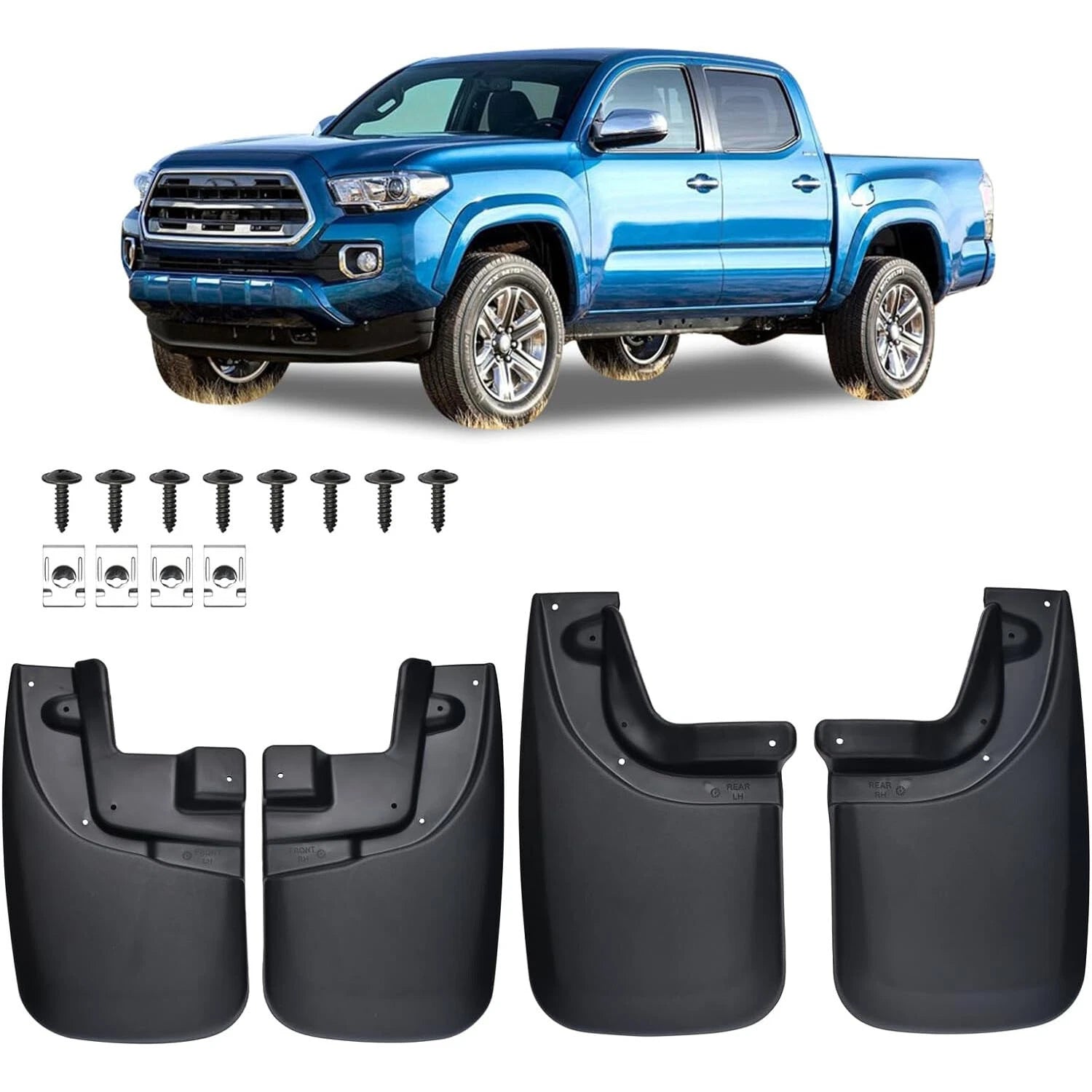 4X Mud Flap Splash Guard for Toyota Tacoma 2005–2015