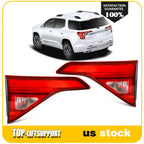 2X Inner LED Tail Light Assembly for GMC Acadia (2017–2019) Red Housing