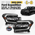 Full LED Headlight Set for Ford Expedition (2022–2024) Right + Left Pair