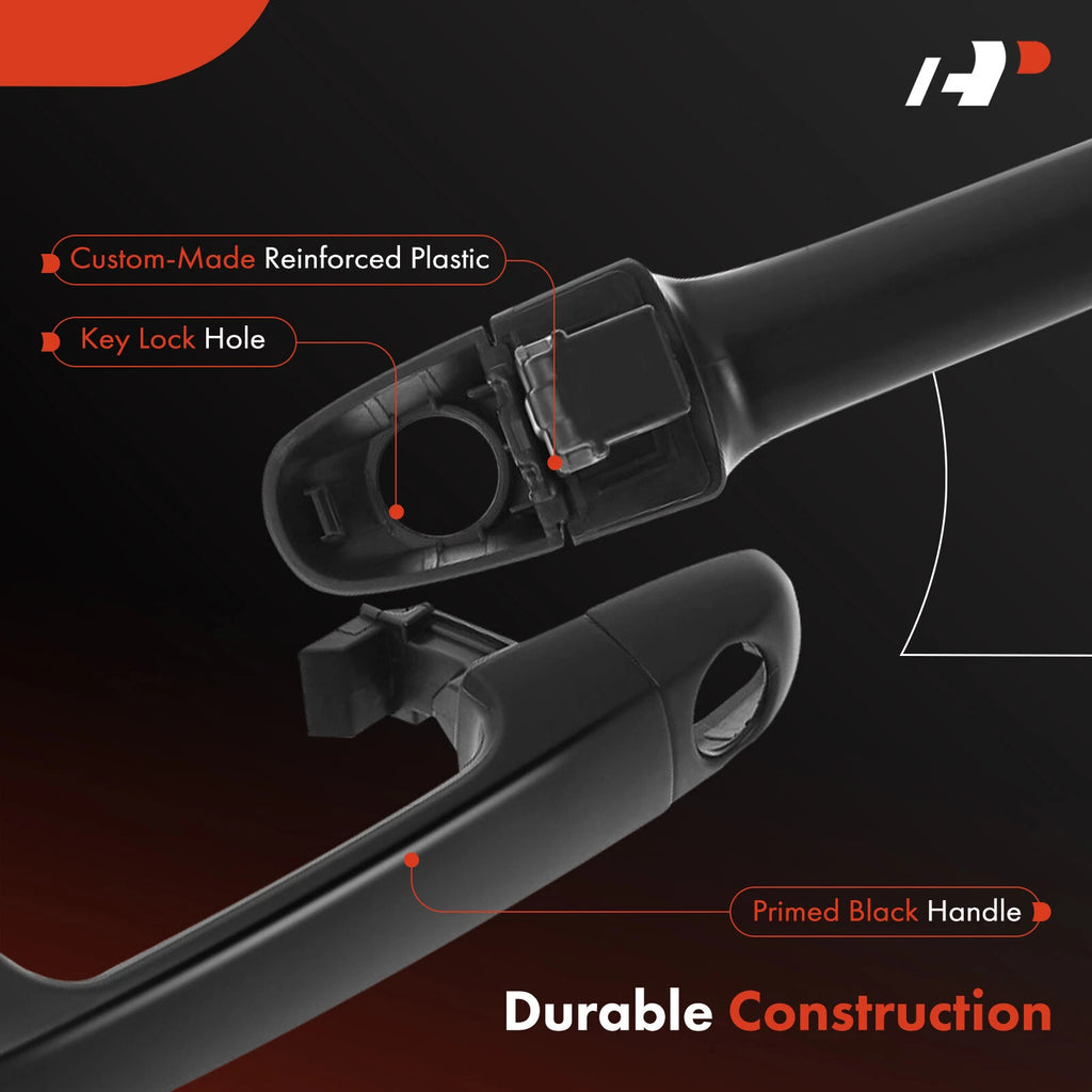 Front Black Door Handle with Keyhole for Kia Forte (2010-2013)