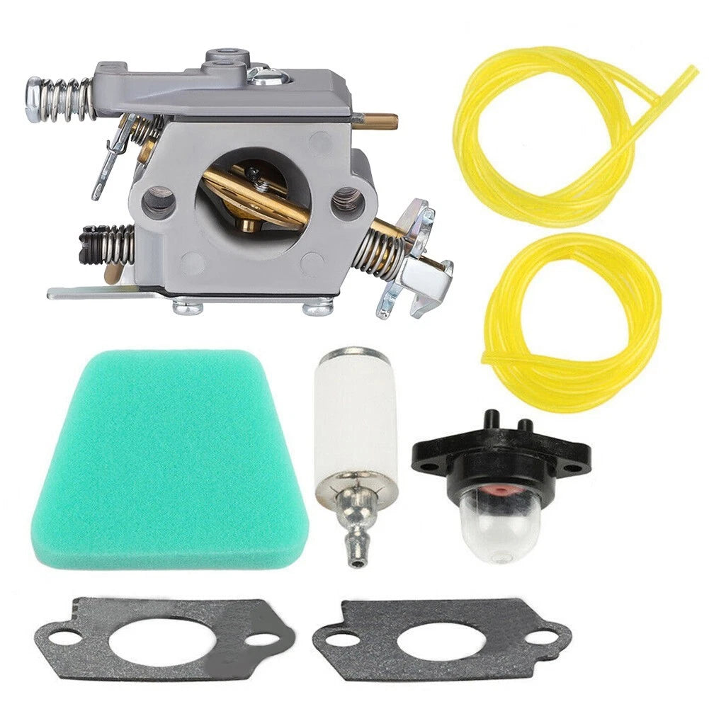 Carburetor with Air Fuel Filter Kit for Craftsman 18 42cc Chainsaw (545081885)